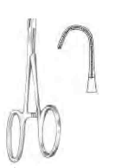 DE BAKEY-CASTANEDA TİTANYUM MİKRO VASKULER KLEMP  (A) 12 CM